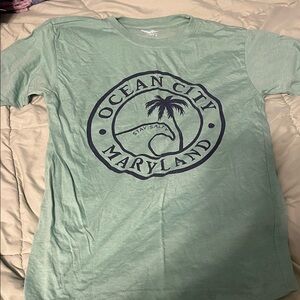 Ocean City Graphic Tee - Green